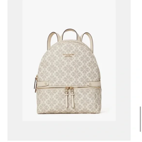 kate spade | Bags | Kate Spade Flower Coated Canvas Day Pack  display picture 2